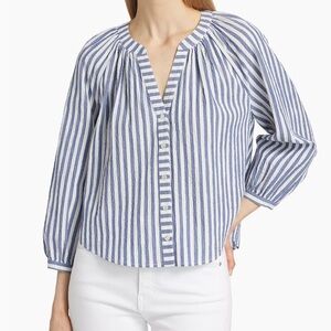 Veronica Beard Judith Striped Women's Top